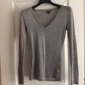 Express Silver Sweater